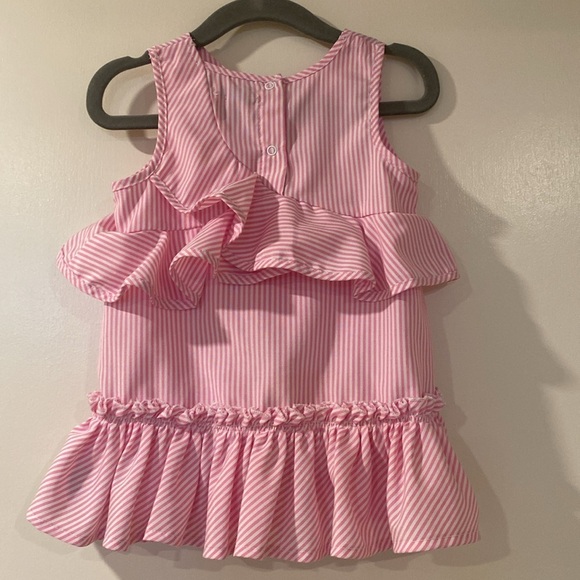 Habitual Girl Pink and White Striped Dress Baby Girl Size 12
Months NWOT - Picture 4 of 6